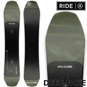 24-25 RIDE/ライド DEEP FAKE ディープフェイク メンズ レディース パウダー カービング スノーボード 板 2025 型落ち