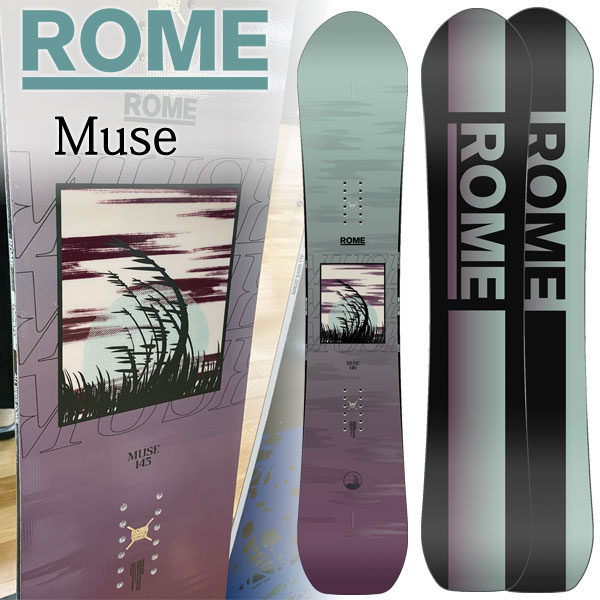 24-25 ROME SDS / ローム MUSE ミューズ レディース スノーボード パーク カービング 板 2025 予約商品