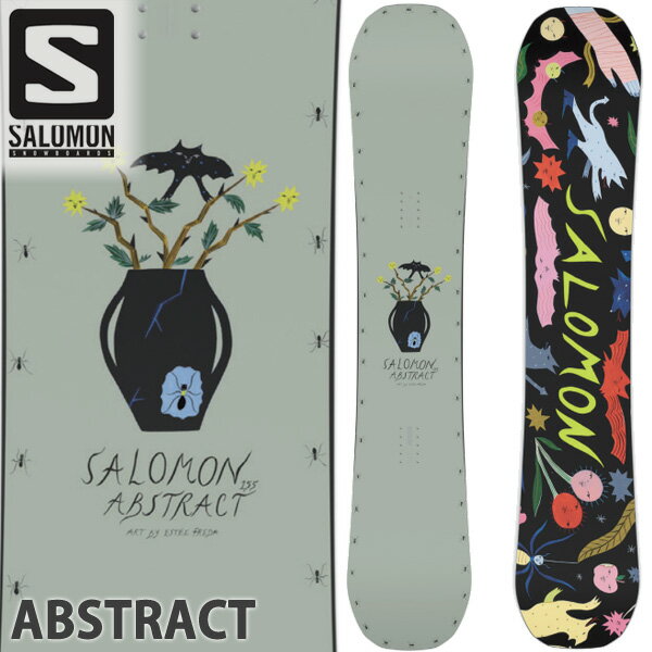 24-25 SALOMON / サロモン ABSTRACT アブストラクト メンズ レディース パーク スノーボード 板 2025 予約商品