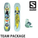 24-25 SALOMON / サロモン TEAM PACKAGE チームパッケージ キッズ ユース スノーボード 板 2025