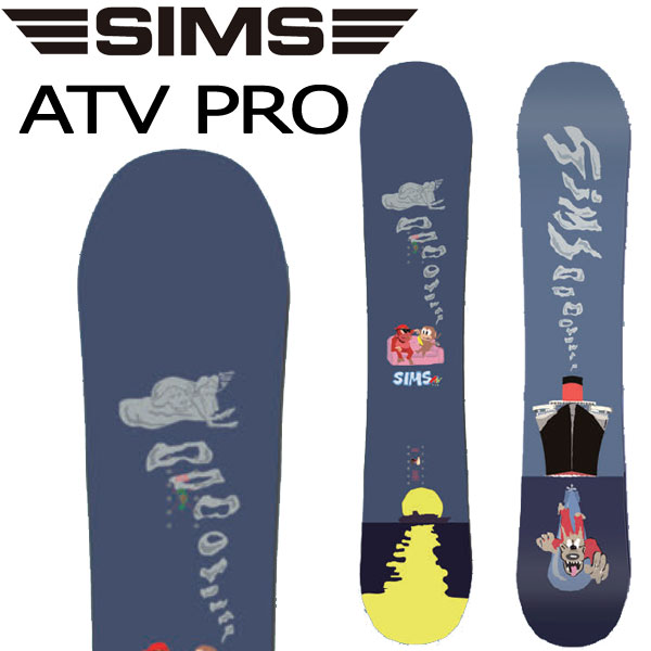 24-25 SIMS / シムス ATV PRO メンズ レディース スノーボード カービング 板 2025 予約商品