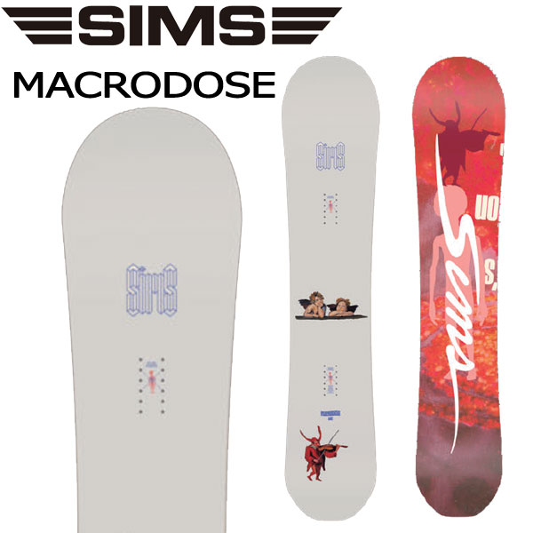 24-25 SIMS / シムス MACRODOSE メンズ レディース スノーボード パウダー 板 2025 予約商品