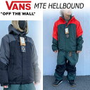 24-25 VANS/バンズ MTE HELLBOUND jacket メンズ レディース 防水ジャケット スノーボードウェア スノーウェアー 2025