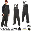 24-25 VOLCOM/ボルコム 3L GORE-TEX BIB overhauler メンズ レディース 防水ビブパンツ ゴアテックススノーボードウェア ス...