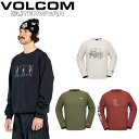24-25 VOLCOM/ボルコム ESSENTIAL crew メンズ レディース スノーボードウェア スノーボードアパレル スエットシャツ 2025