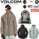 24-25 VOLCOM/ボルコム GUCH STRETCH GORE-TEX jacket メンズ レディース 防水ジャケット ゴアテックススノーボードウェア...