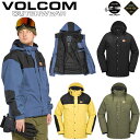 24-25 VOLCOM/ボルコム LONGO GORE-TEX jacket メンズ レディース 防水ジャケット ゴアテックススノーボードウェア スノーウェア...