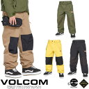 24-25 VOLCOM/ボルコム LONGO GORE-TEX pant メンズ レディース 防水パンツ ゴアテックススノーボードウェア スノーウェアー 20...