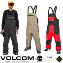 24-25 VOLCOM/ボルコム RAIN GORE-TEX BIB overall メンズ レディース 防水ビブパンツ ゴアテックススノーボードウェア スノ...
