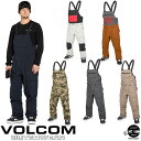 24-25 VOLCOM/ボルコム ROAN BIB overall メンズ レディース 防水ビブパンツ スノーボードウェア スノーウェアー 2025