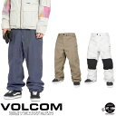 24-25 VOLCOM/ボルコム SNOW BILLOW pant メンズ レディース 防水パンツ スノーボードウェア スノーウェアー 2025