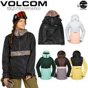 24-25 VOLCOM/ボルコム ASHFIELD pullover レディース 防水プルオーバー スノーボードウェア スノーウェアー 2025