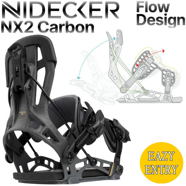 ySSԌN[|z25-26 NIDECKER/iCfbJ[ NX2 CARBON GkGbNXc[ FLOW AGg[ Y fB[X rfBO oCfBO ...