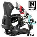 25-26 NITRO/ナイトロ TEAM チーム メンズ レディース ビンディング バインディング スノーボード 2026 予約商品