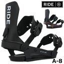 25-26 RIDE/ライド A-8 エーエイト メンズ レディース ビンディング バインディング スノーボード 2026 予約商品