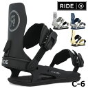 25-26 RIDE/ライド C-6 シーシックス メンズ レディース ビンディング バインディング スノーボード 2026 予約商品