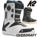 25-26 K2/ケーツー OVERDRAFT オーバードラフト メンズ レディース 熱成型対応 レース ボア BOA スノーボード ブーツ 2026 予約商品