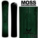 25-26 MOSS SNOWBOARDS/モススノーボード MSK エムエスケイ メンズ レディース スノーボード カービング 板 2026 予約商品
