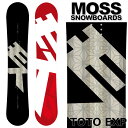 25-26 MOSS SNOWBOARDS/モススノーボード TOTO EXP トトエキスパート メンズ レディース スノーボード カービング 板 2026 予約商品