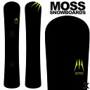 25-26 MOSS SNOWBOARDS/モススノーボード X エックス メンズ レディース スノーボード カービング 板 2026 予約商品