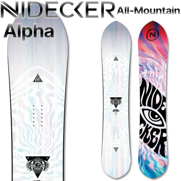 [期間限定クーポン]25-26 NIDECKER/ナイデッカー ALPHA アルファ メンズ レディース スノーボード パウダー 板 2026 予約商品
