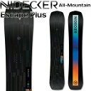 25-26 NIDECKER/ナイデッカー ESCAPE PLUS エスケーププラス メンズ レディース スノーボード カービング ワンメイク 板 2026 予...