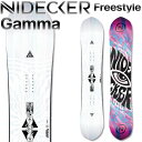 25-26 NIDECKER/ナイデッカー GAMMA ガンマ メンズ レディース スノーボード フリーラン ワンメイク 板 2026 予約商品