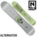 25-26 NITRO/ナイトロ ALTERNATOR オルタネーター メンズ スノーボード パウダー 板 2026 予約商品