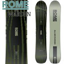 25-26 ROME/ローム WARDEN ワーデン メンズ レディース スノーボード フリーラン 板 2026 予約商品