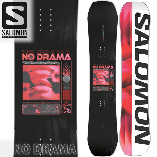 25-26 SALOMON/サロモン NO DRAMA ノードラマ スノーボード パーク 板 2026 予約商品
