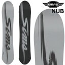 25-26 SIMS/シムス NUB ナブ メンズ レディース スノーボード パウダー 板 2026 予約商品