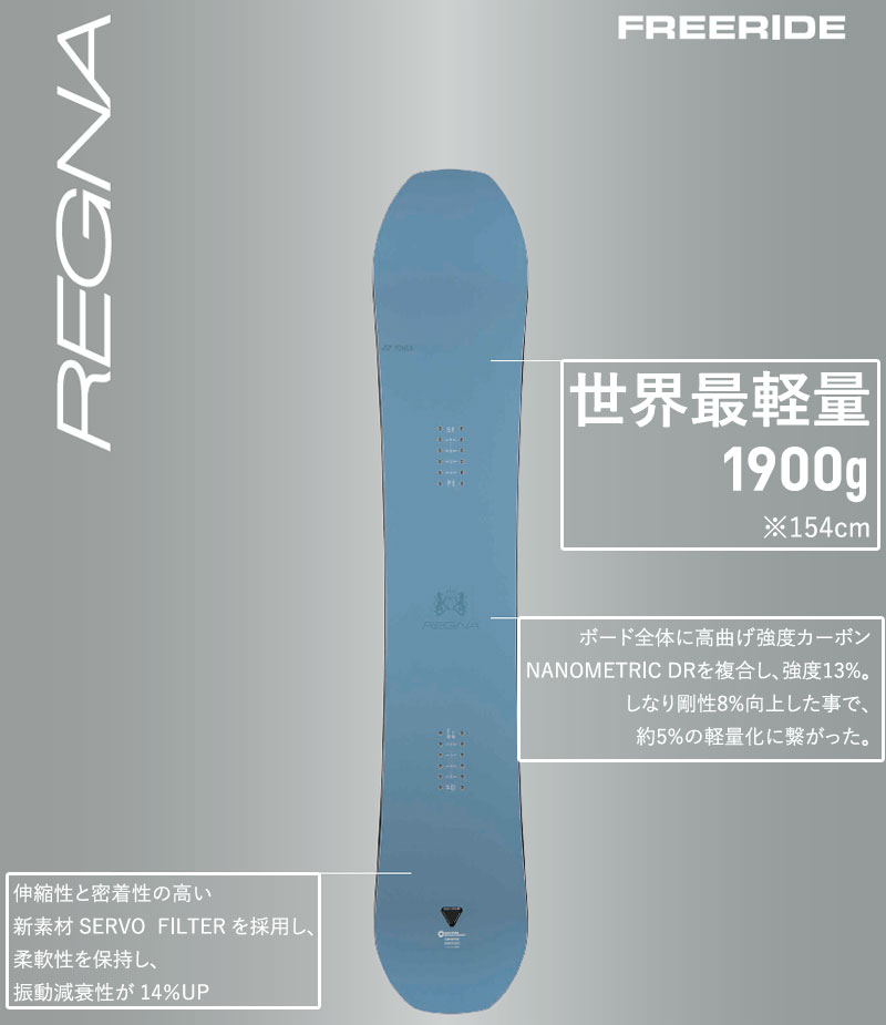 25-26 YONEX/ヨネックス REGNA レグナ メンズ スノーボード カービング 板 2026 予約商品
