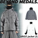 25-26 BEYOND MEDALS/ビヨンドメダルズ CARGO jacket 2L 着用説明動画 メンズ レディース 防水ジャケット スノーボードウェア ...