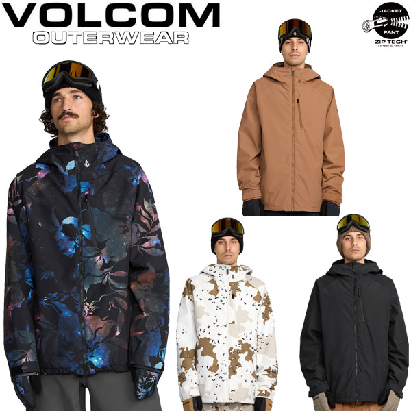 25-26 VOLCOM/ボルコム 2836 INS jacket メンズ レディース 防水ジャケット スノーボードウェア スノーウェアー 2026 予約商品