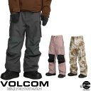 25-26 VOLCOM/ボルコム NWRK BAGGY pant メンズ レディース 防水パンツ スノーボードウェア スノーウェアー 2026 予約商品