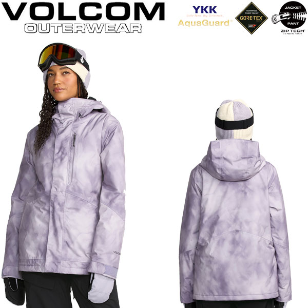 25-26 VOLCOM/ボルコム V.CO ERAS INS GORE jacket レディース 防水ジャケット ゴアテックス スノーボードウェア スノーウェアー 2026 予約商品