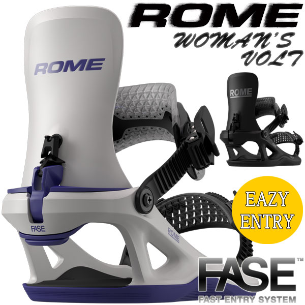 乐天商城 - 26-27 ROME/ローム WOMEN'S VOLT FASE ボルト フェイズ レディース ビンディング バインディング スノーボード 2027 予約商品