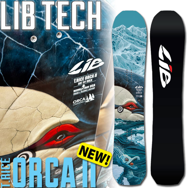 Rakuten - 26-27 LIB TECH/リブテック T.RICE ORCA II トラビス・ライス オルカ メンズ レディース スノーボード パウダー 板 2027 予約商品