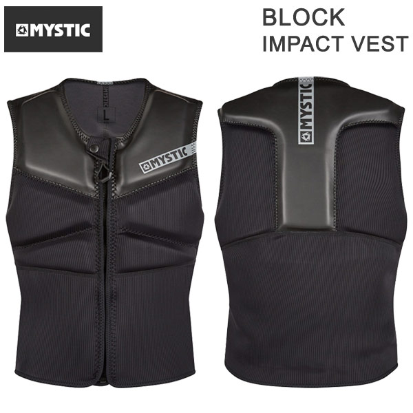 MYSTIC BLOCK IMPACT VEST ミスティック ブロックインパクトベスト BLACK フォイル ウェイクボード ウィンドサーフィン ウィングフォイル カイトボード SUP