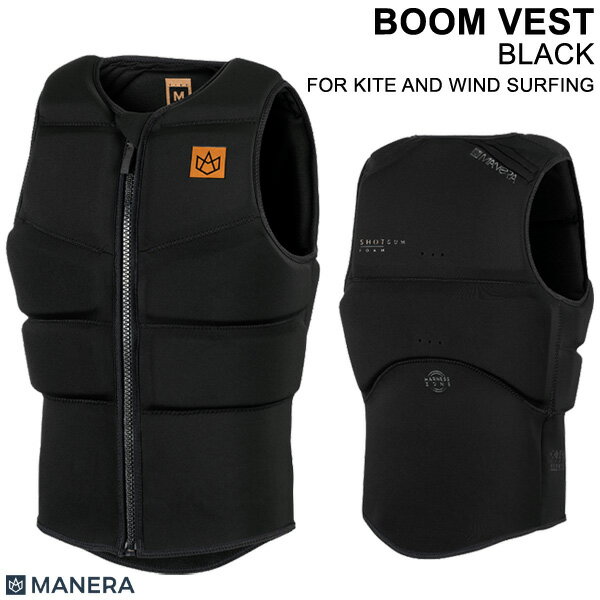 MANERA BOOM VEST BLACK マネラ ブーム ベスト インパクトベスト ウィンドサーフィン ウィングフォイル カイトボード