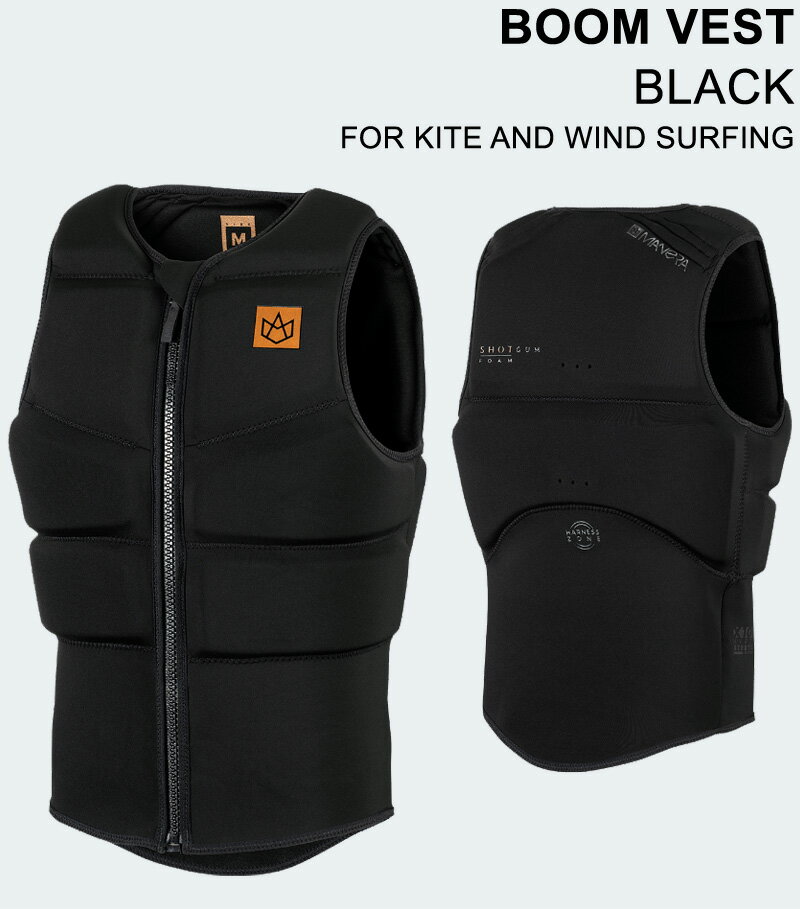 MANERA BOOM VEST BLACK マネラ ブーム ベスト インパクトベスト ウィンドサーフィン ウィングフォイル カイトボード 2