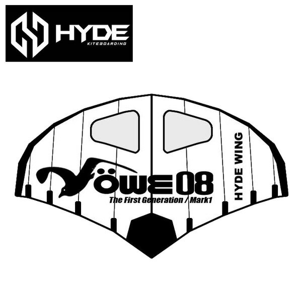 HYDE WING MOWE MK-3 8平米 ホワイト ハイドウイング ハイドカイト メーヴェ サーフウイング ウイングサーフィン ウイングフォイルのサムネイル