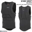 MANERA X10D VEST BLACK マネラ ベスト ウ