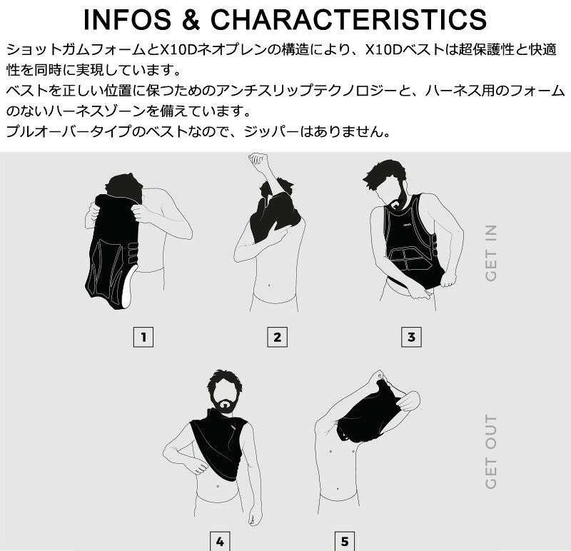 MANERA X10D VEST BLACK �ޥͥ� �٥��� ������ɥ����ե��� �����󥰥ե����� �����ȥܡ���