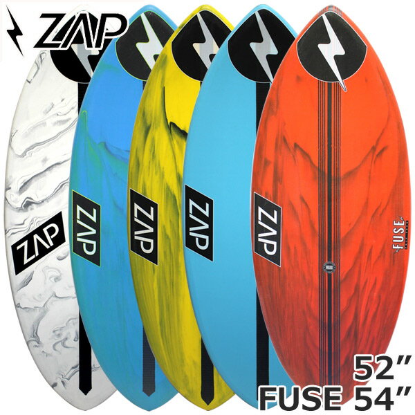 スキムボード ZAP FUSE 52" 54" スペック 52"(132.1cm) *20.4"(51.8cm) *.75"(1.9cm) /9.7L 54"(137.2cm) *21"(53.3cm) *.75"(1.9cm) /10.5L 素材 ビルドテック E-Glass™ラップ 3/4インチの厚さ VRT™テクノロジー 連続コア ポリエステル樹脂 PolyLam™テクスチャ仕上げ FlexSpine™カーボンストリンガー レジンアート コメント あなたは適切な価格で高性能の形の周りにそれを探していましたか？ さて、ヒューズはここにあり、それはまさにあなたが探しているものです。 輪郭はなめらかで、すべての条件でライダーによってテストされた実績のある高性能形状です。 パフォーマンスを向上させるために、E-Glass™レイアップとカーボンストリンガーが標準装備されています。 デザインは全てアソートです。 商品ページにはデザインの一部を掲載しております。 またカラーも個体差がございます。 カラー、イメージ違い等による返品・交換は一切お受けいたしかねます。ご了承の上ご購入下さい。 ＜サーフボードの運送に関する注意点＞ 在庫について 最新の在庫情報を記載致しておりますが、日々在庫が変動しています為、ご注文頂きましても在庫がない場合がございます。ご理解、ご了承何卒お願いいたします。 営業所止め送料について 「営業所止め送料無料」の記載がある場合は、送料無料。 ※営業所でのお受け取りとなりますのでお客様ご自身で受け取りをお願いします。 ご自宅までは配送できませんのでお気を付けください。 メーカー希望小売価格はメーカーカタログに基づいて掲載しています。