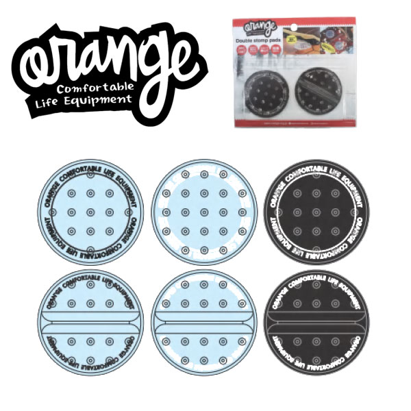 ORANGE / オレンジ デッキパッド Double stomp pad 滑り止め スノーボード パット 板 メール便対応