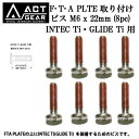 即出荷 ACT GEAR / アクトギア FTA PLATE対応 ボード取付ビスM6 x 22mm 8pc アルペン スノーボード メール便対応 その1