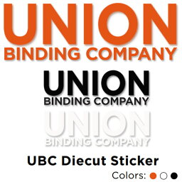 UNION/ユニオン UBC LOGO ダイカットステッカー ビンディング バインディング スノーボード