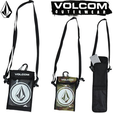 VOLCOM / ボルコム VCM MULTI PASS CASE パスケース チケットホルダー カラビナ付き 小物入れ スノーボード スキー メール便対応