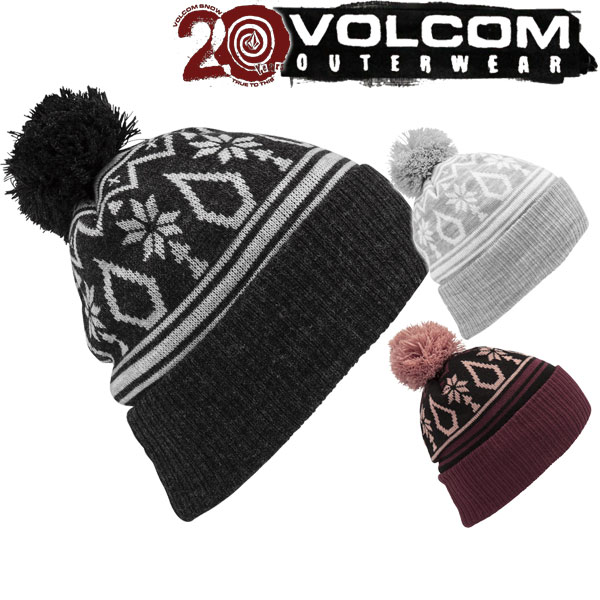 19-20 VOLCOM / ボルコム ARGENTA BEANIE ビーニー ニット 帽子 レディース スノーボード スキー メール便対応